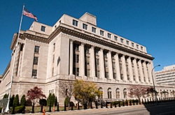 Federal courthouse protection Reliance bollards